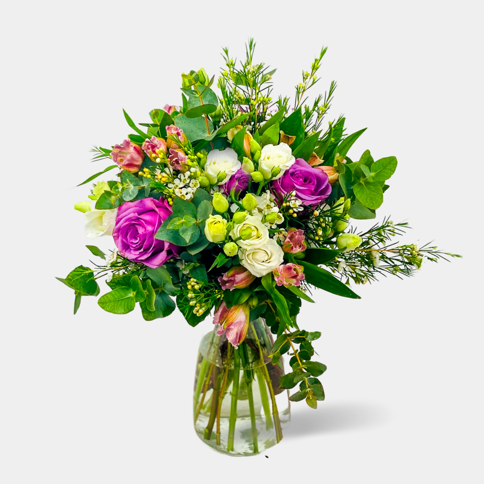 Desire | Bouquet of Roses and Alstroemeria