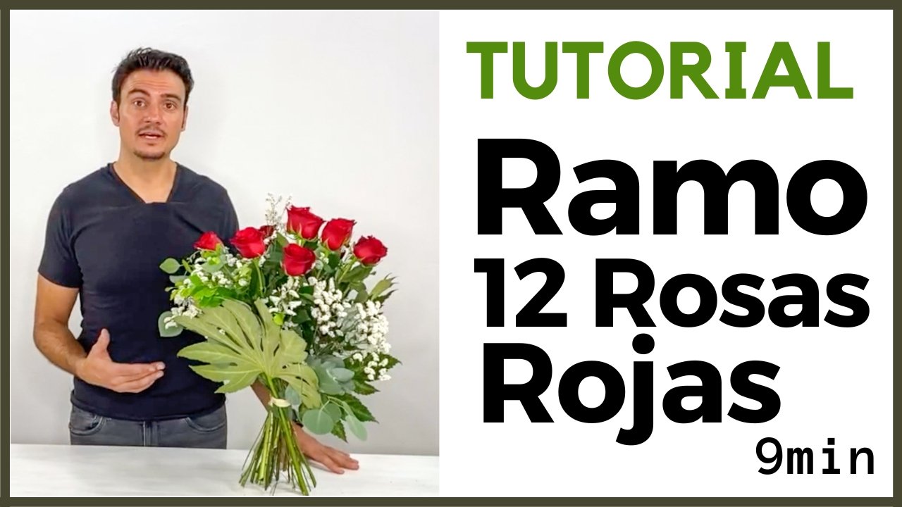 Cómo hacer un ramo de 12 rosas - Persa Flores