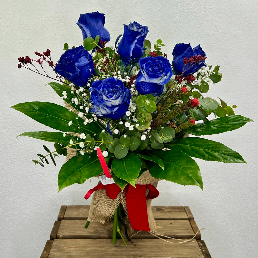 rosas azules