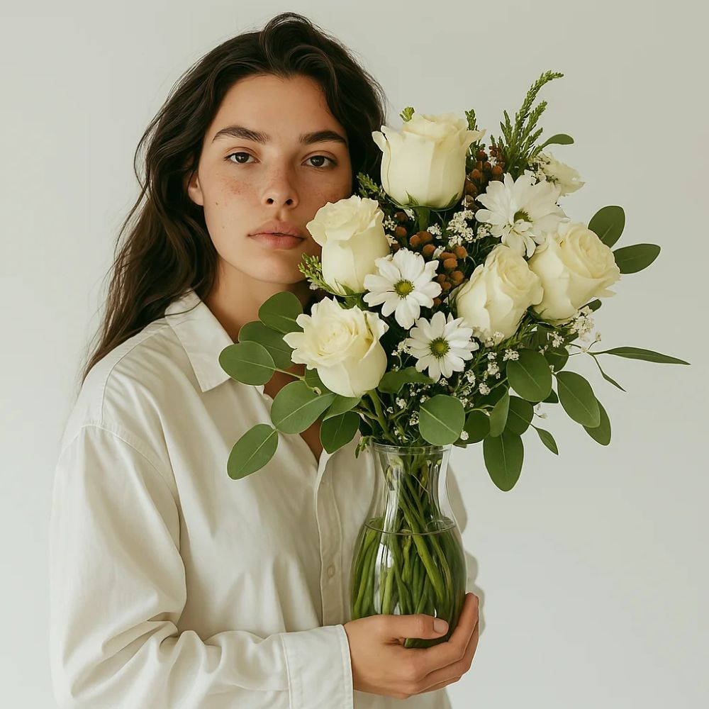 Persa Flores delivery box prepared for flower delivery in Spain