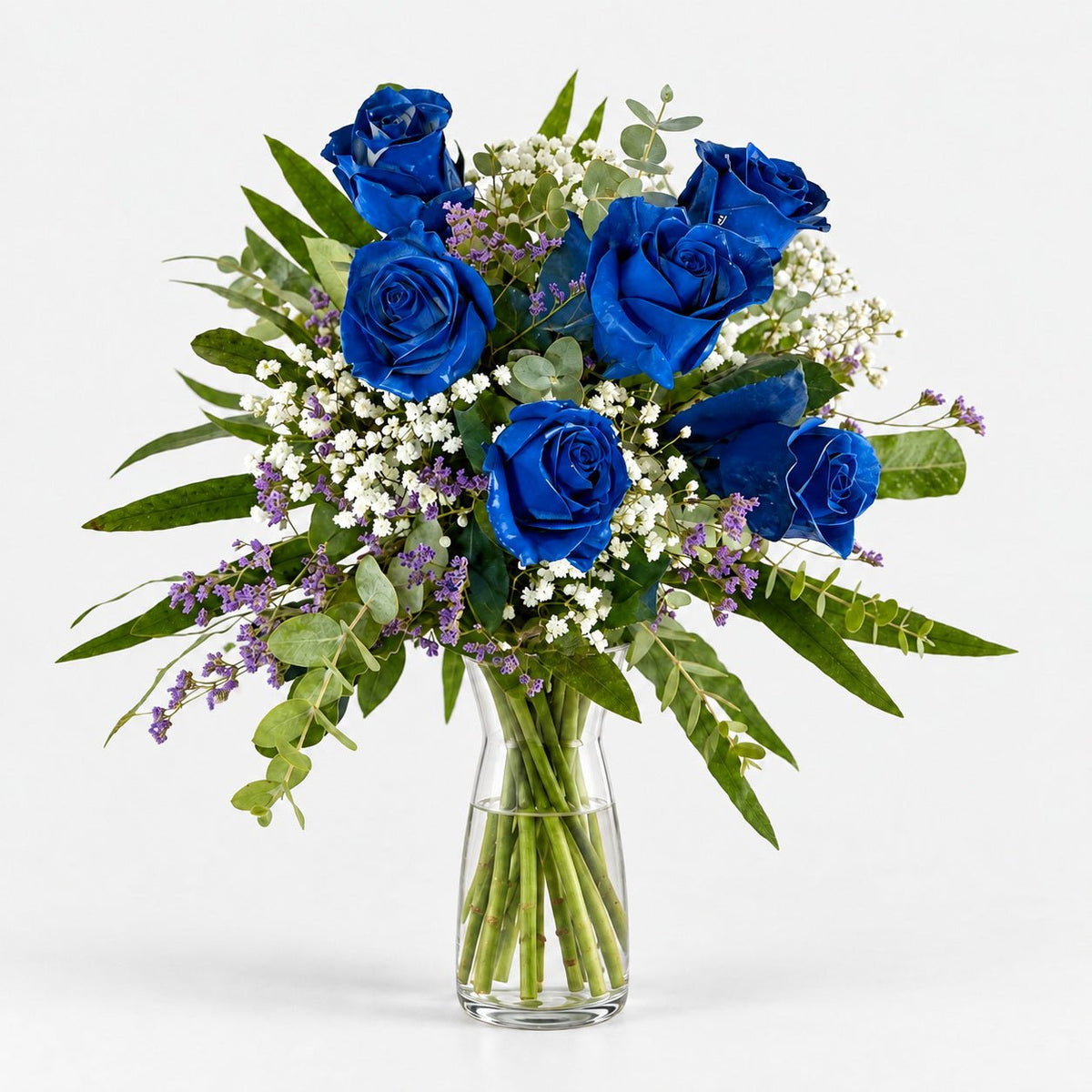 Ramo Azulona – Rosas Azules - Persa Flores