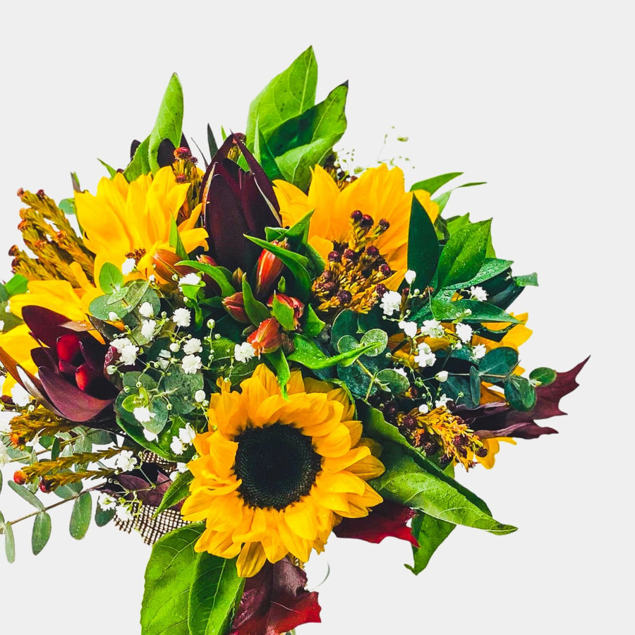 bouquets of sunflowers